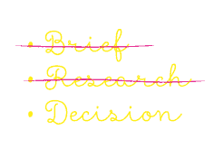 Brief, Research, Decision
