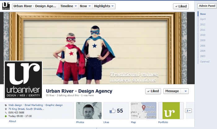 Read about Facebook Timelines for Business