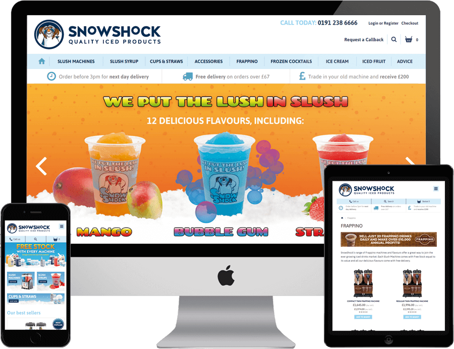SnowShock website